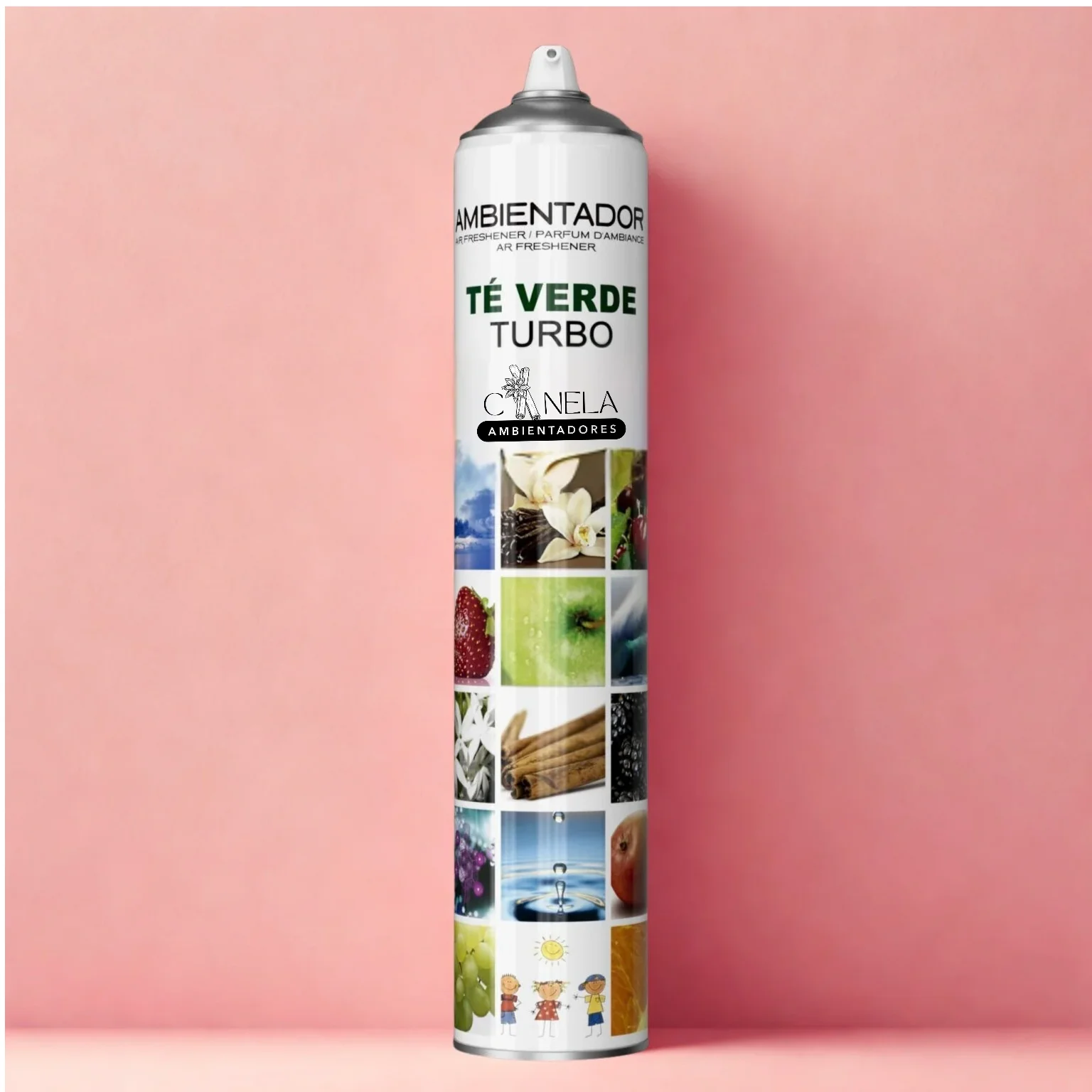 Ambientador en aerosol turbo